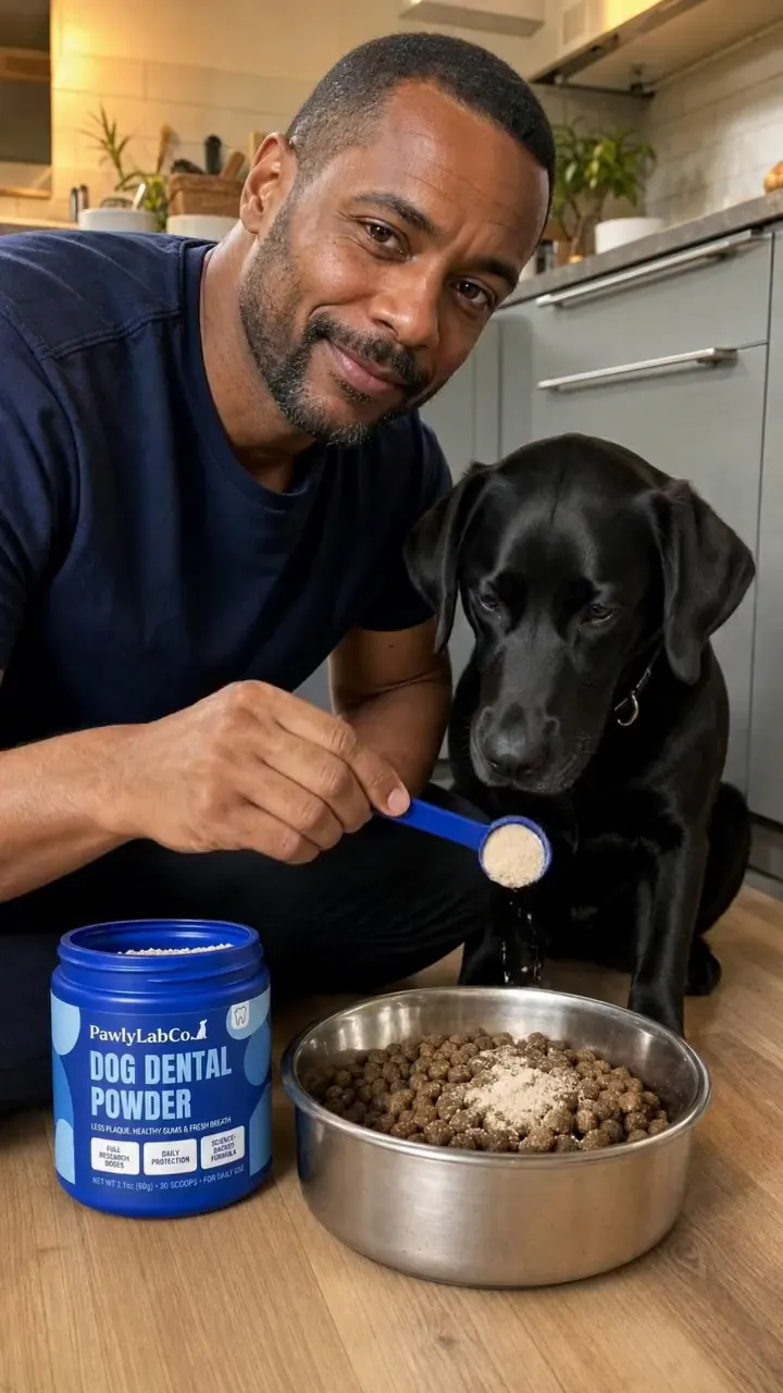 Marcus & Bear: Dinner plus teeth care. Done.