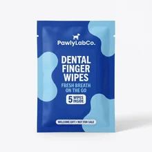 Pawly Lab Co. Dental Finger Wipes sachet